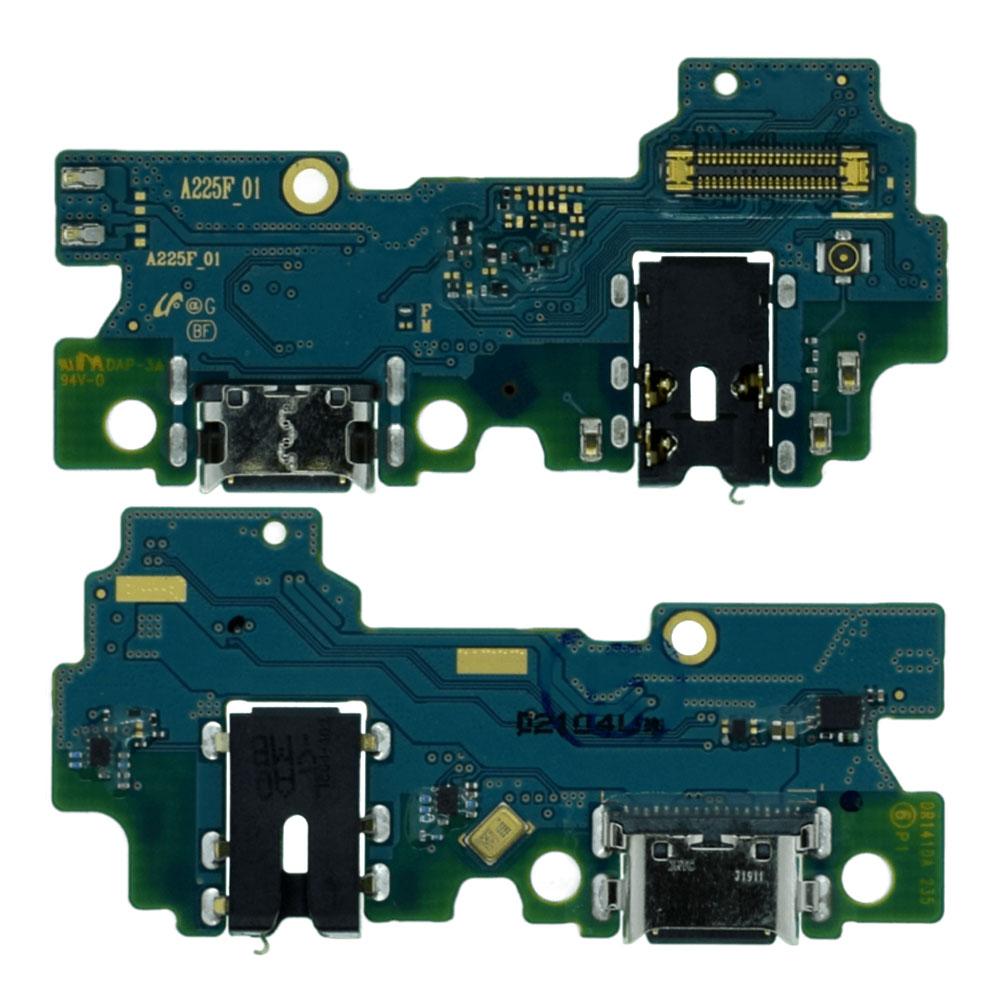 Плата з USB-роз’ємом та мікрофоном для Samsung A225 Galaxy A22 (2021) (Original)