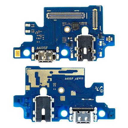 Плата з USB-роз’ємом та мікрофоном для Samsung A405F Galaxy A40, фото 1