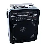 Аккумуляторный / Сетевой радиоприемник Golon RX 9100 USB+SD Black