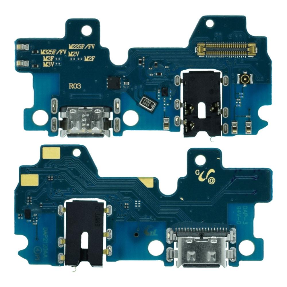 Плата з USB-роз’ємом та мікрофоном для Samsung M325F Galaxy M32 (Original PRC)