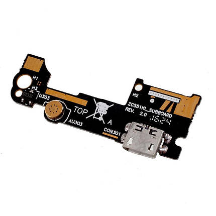 Плата з USB-роз’ємом та мікрофоном для Asus ZenFone 3 Laser (ZC551KL), фото 2