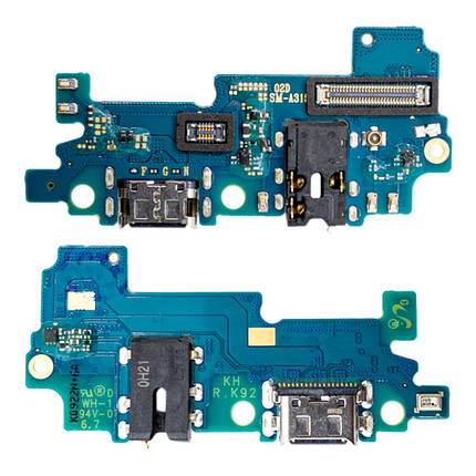 Плата з USB-роз’ємом та мікрофоном для Samsung A315F Galaxy A31 (Original), фото 1