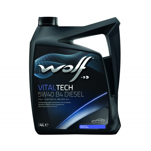 Олива моторна WOLF 5W40 B4 DIESEL VITALTECH 4 л