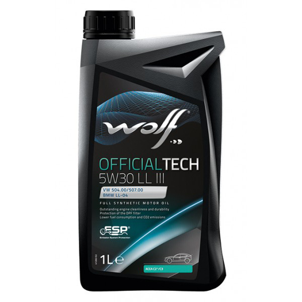 Олива моторна WOLF 5W30 LL III OFFICIALTECH 1 л