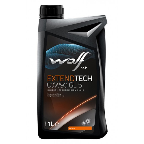 Олива трансмісійна WOLF 80W90 GL 5 EXTENDTECH 1 л