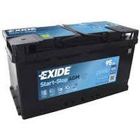 Аккумулятор автомобильный EXIDE AGM 95 Ah (R+) (850А) EK950