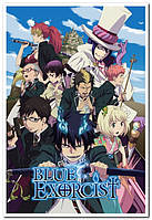 Anime poster Синий экзорцист | Blue Exorcist | - аниме постер