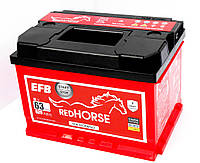 Аккумулятор автомобильный RED HORSE EFB 63 Ah (R+) (620A)