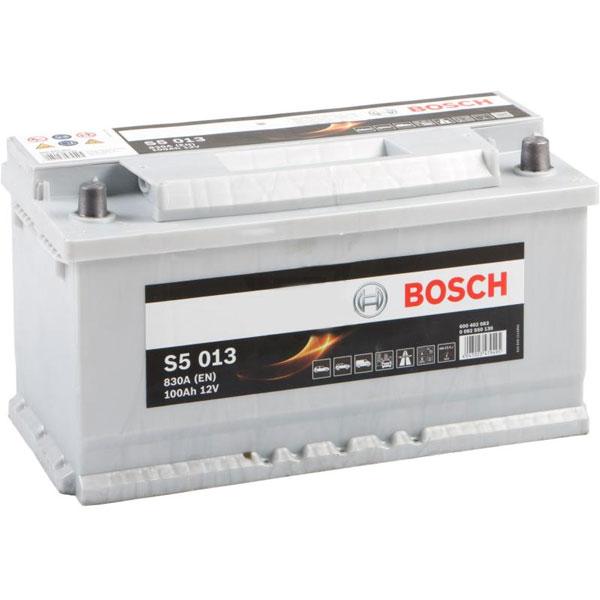 Акумулятор автомобільний BOSCH S5 100 Ah (R+) (830А)