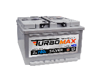 Аккумулятор автомобильный TURBOMAX SILVER 78 Ah (R+) (780A) LB3