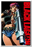 "Черная Лагуна" (англ. "Black Lagoon") японское аниме - аниме постер