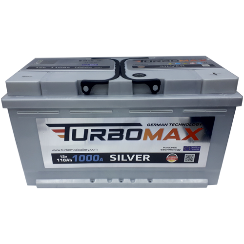 Акумулятор автомобільний TURBOMAX SILVER 110 Ah (R+) (1000A) L5
