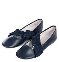 Женские туфли-балетки синего цвета 37