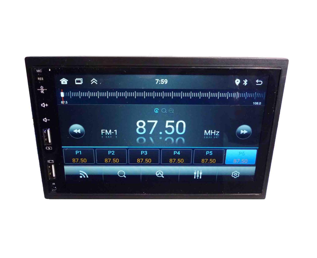 Автомагнітола 2 Din 7023A з екраном 7'' Android RAM 2 ROM 32