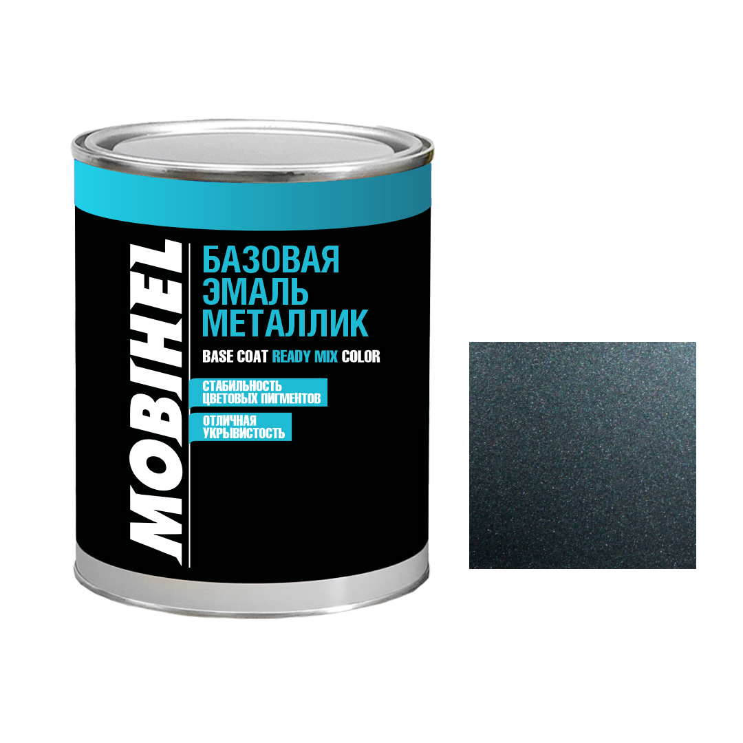 Авто фарба (автоемаль) металік Mobihel (Мобіхел) 372 Кріптон 1л