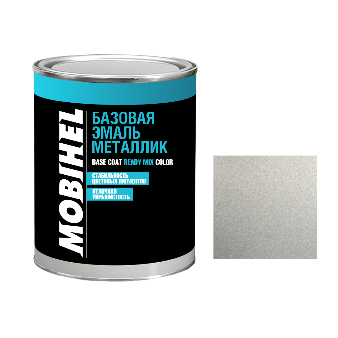 Авто краска (автоэмаль) металлик Mobihel (Мобихел) TOYOTA 1F7 Silver 1л - фото 1 - id-p892038032