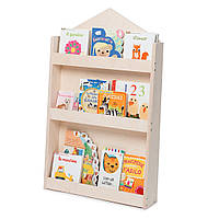 Книжная полка Mobli Dotty Natural House Montessori Multiplex 60x95x13см