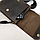 Сумка чоловіча шкіряна Handycover S417 коричнева матова з клапаном, фото 6