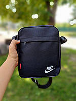 Барсетка Nike / Черная мужская сумка через плечо Найк / Сумка Nike