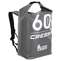 Водонепроницаемый гермомешок герморюкзак Zelart Cressi Dry Bag 9932-60 объем 60 литров Grey