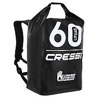 Водонепроницаемый гермомешок герморюкзак Zelart Cressi Dry Bag 9932-60 объем 60 литров Black