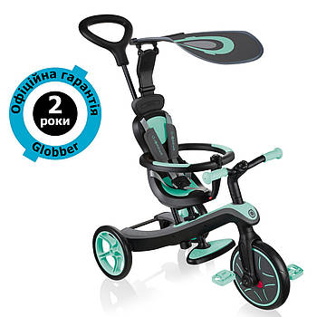 Дитячий велосипед Globber Explorer Trike 4in1 Mint (м'ятний)