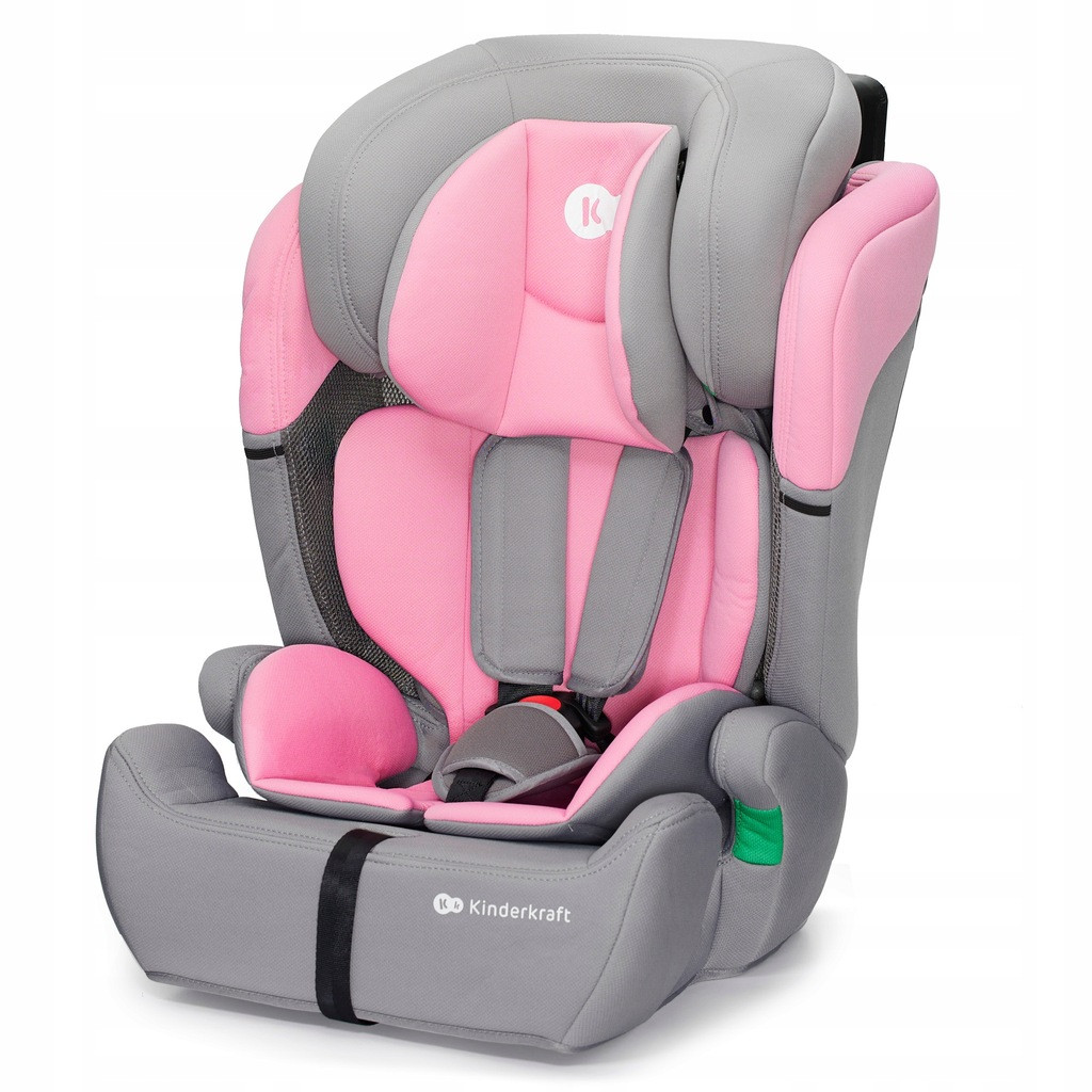 Автокрісло дитяче в машину універсальне KiderKraft Comfort Up i-Size Pink / Авто крісло для дівчинки сіро-рожеве, фото 1
