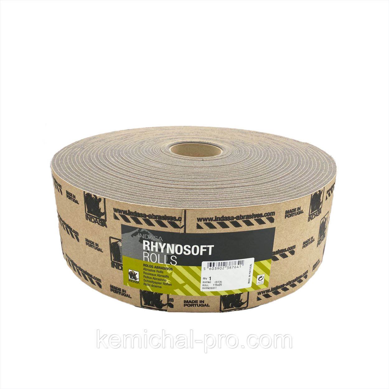 Абразивний папір на поролоні RHYNOSOFT 115 мм*25 м P320 INDASA (Португалія)