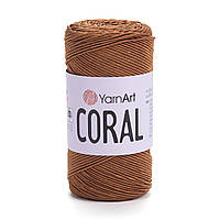 Yarnart CORAL (Ярнарт Корал) № 1904 карамель (Пряжа шнур, нитки для вязания)