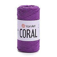 Yarnart CORAL (Ярнарт Корал) № 1906 фиолетовый (Пряжа шнур, нитки для вязания)