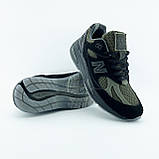 Чоловічі кросівки New Balance 991v2 Stone Island Black Khaki Miuk U991SD2, хакі нью беленс 991 в2 стон айленд NB нб беланс, фото 9