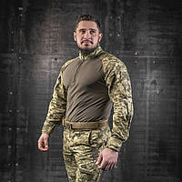 M-Tac мужской летний военный убакс пиксель тактическая пиксельная армейская рубашка GEN.II MM14