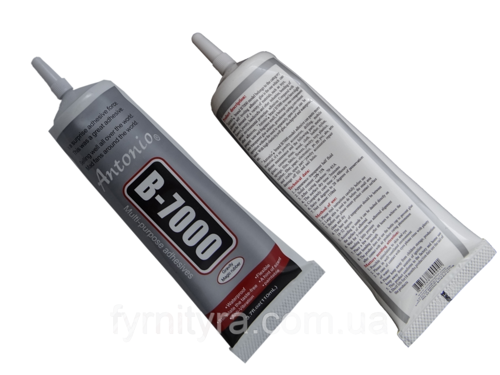 Клей для страз і тканин "Antonio" В-7000, 110mL