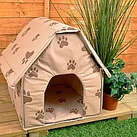 Большой домик для собак и кошек Portable Dog House Будка Большая Уютний домик для животных