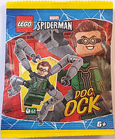 Коллекционная минифигурка LEGO Marvel Spider-Man DOC OCK paper bag, 682401 полибег