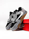 Чоловічі кросівки Nike Jordan Cut The Check x Travis Scott Grey Black White, сірі кросівки найк джордан Тревіс Скотт, фото 8