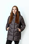 Куртка жіноча  зимова подовжена PF-09 52, фото 3