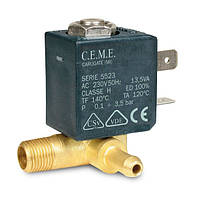 Клапан CEME 5523 электромагнитный, норм.-закр. 1/8"