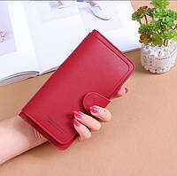 Жіночі гаманці - Еко шкіра червоний Forever 9,7 Х19, 8 Х2, 8см портмоне, гаманець