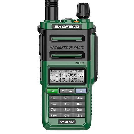 Рація Baofeng UV-9R Pro V2 8W green, фото 1