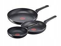 Набір 3 сковорідок TEFAL Simple Cook B55691 20/24/28см