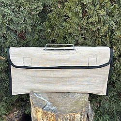 Чохол для мангалу-валізи на 10 шампурів білий