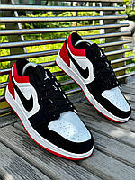 Мужские кроссовки Nike Air Jordan 1 low, стильные молодежные мужские кроссовки, мужские кеды Найк Аир Джордан