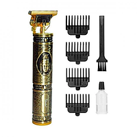 Триммер для мужчин аккумуляторный для стрижки бороды и волос Shuke SK-8017 металлический