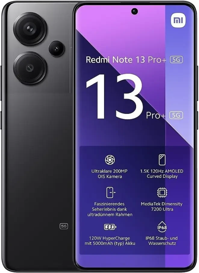 Xiaomi Redmi Note 13 Pro + 5G 8/256GB Global NFC (Black)