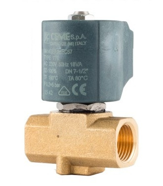Клапан CEME 9913 EN40 електромагнітний, норм.-закр. 3/8"