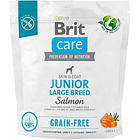 Brit (Брит) Care Dog GF Junior Large Breed Salmon для щенков крупных пород лосось 1 кг