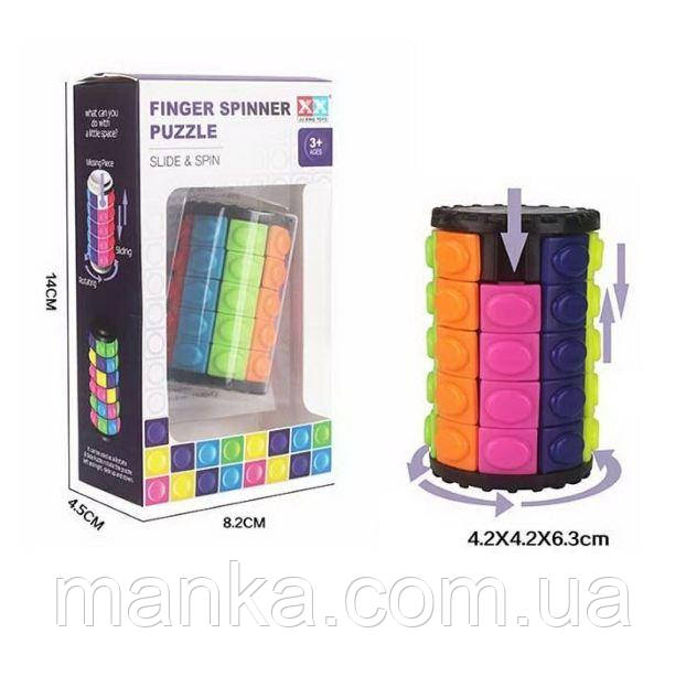 ГОЛОВОЛОМКА Логічна гра 8602  “Finger Spinner Puzzle”, 5 рядів, в коробці, фото 1