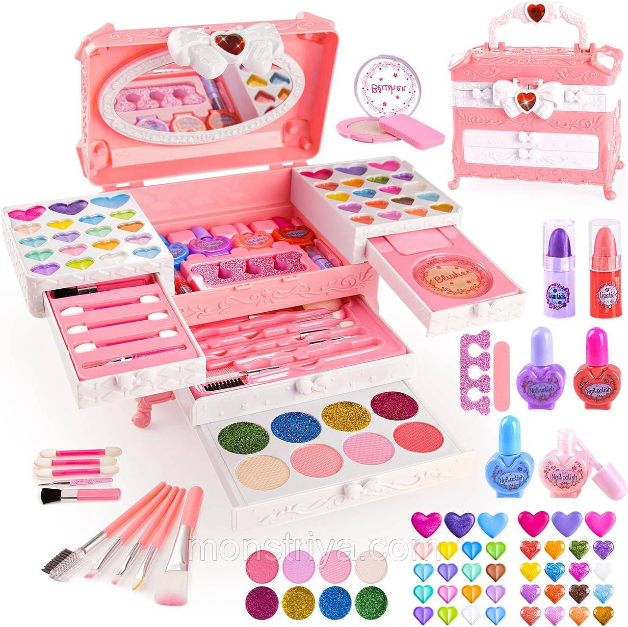 Великий набір косметики для дівчаток від 3 до 12 років 66 предметів