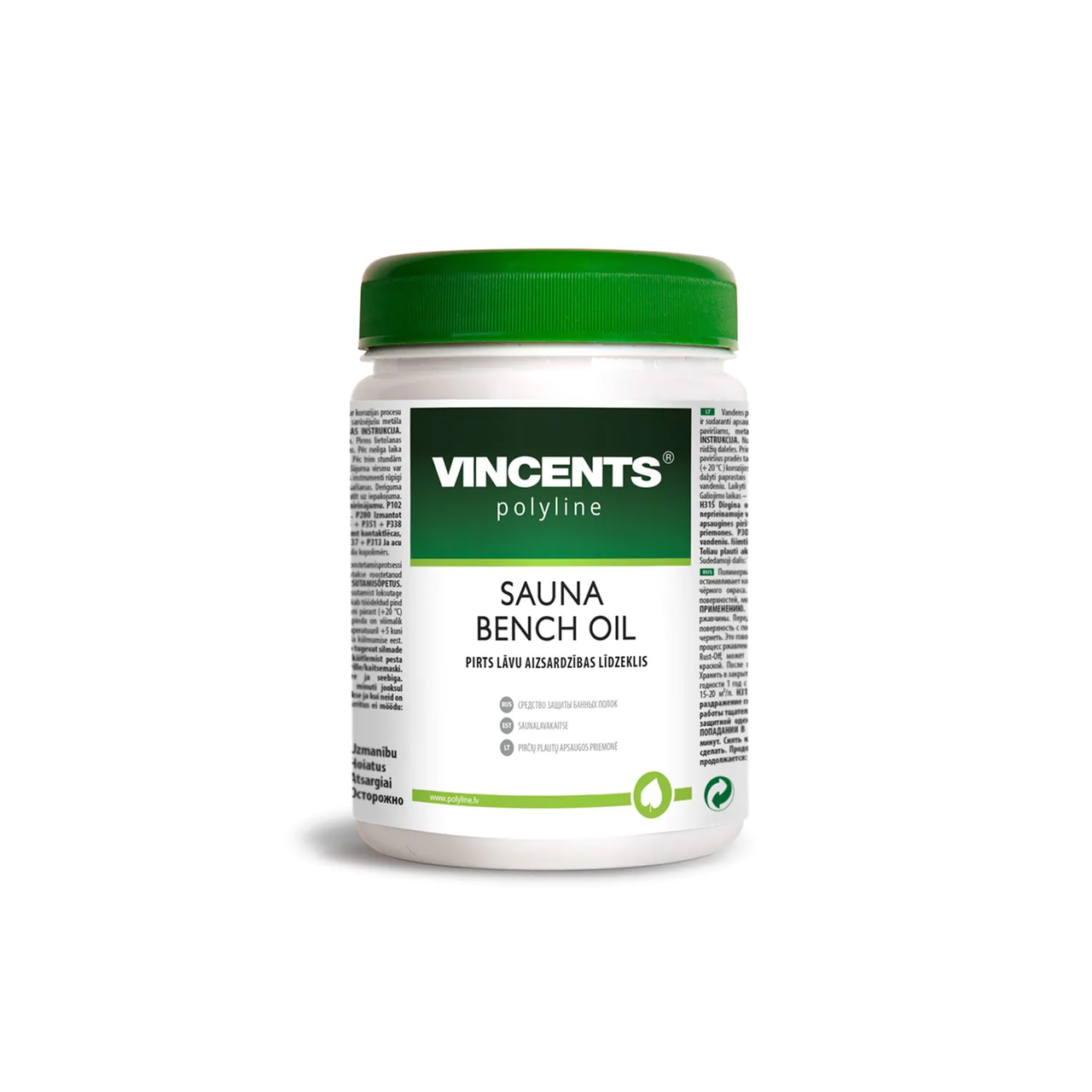 Засіб для захисту банних полиць Vincents Polyline SAUNA BENCH OIL, 250 мл, фото 1